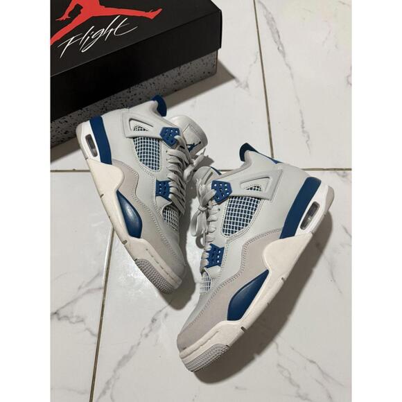 Jordan 4 Military blue - Picture 1 of 6